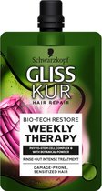 Gliss Kur - Haarmasker - Bio-Tech Restore - Weekly Therapy - 50ml