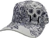 Lauren Rose - Inked & Badass Tattoo Allover - Snapback - One Size - Wit