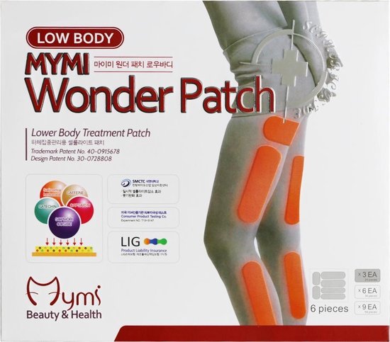Mymi wonder Patch | 6 Afslankpleisters voor benen | Bestrijding van  Cellulitis en... | bol.com
