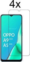 Oppo A5 2020 Screenprotector - Beschermglas Oppo A9 2020 Screen Protector Glas - 4 stuks