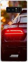 Samsung Galaxy Note 8 Hoesje Transparant TPU Case - Audi R8 Back #ffffff
