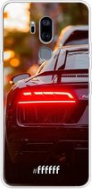 LG G7 ThinQ Hoesje Transparant TPU Case - Audi R8 Back #ffffff