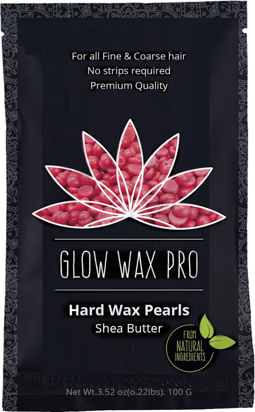 Glow Wax Pro Ontharing Set - Inclusief 4x Wax Bonen en 20 Houten Spatels - Wax apparaat - Geschikt voor het Ontharen van Lichaam en Gezicht - Ontharingsapparaat - Harsapparaat - Harsverwarmer - Hars Verwarmer Apparaat - Wax Beans Heater - GLOW WAX PRO