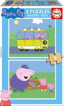 Educa - puzzel 2 x 9 stuks - Peppa Pig