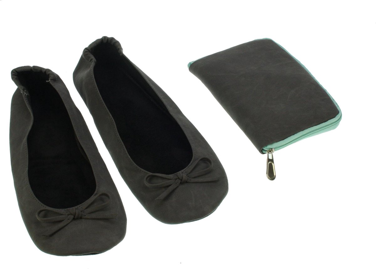 Pocket Shoe donker blauw maat 40/41 - slofje voor onderweg