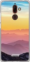 Nokia 7 Plus Hoesje Transparant TPU Case - Golden Hour #ffffff