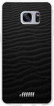 Samsung Galaxy S7 Edge Hoesje Transparant TPU Case - Black Beach #ffffff