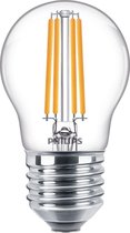 Philips LED Kogellamp Transparant - 60 W - E27 - warmwit licht