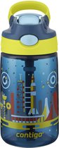 Contigo Gizmo flip drinkfles kids - blue nautical space print - 420ml