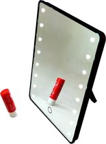 Make up Spiegel met 16 led's dimbaar touchscreen incl batterijen