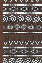 Be You: 6''x9'' - 'Brown and White' Patterned Notebook