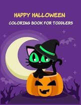 Happy Halloween Coloring Book for Toddlers