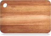 1x Rechthoekige acacia houten snijplanken 41 cm - Keukenbenodigdheden - Kookbenodigdheden - Snijplanken/serveerplanken - Houten serveerborden - Snijplanken van hout