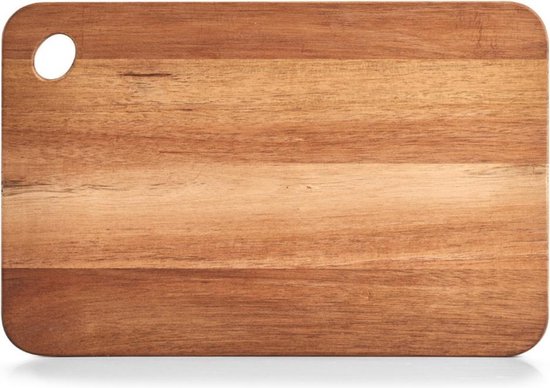 1x Rechthoekige acacia houten snijplanken 41 cm - Zeller -  Keukenbenodigdheden -... | bol.com