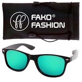 Fako Fashion® - Kinder Zonnebril - Spiegel Aqua