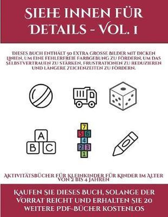 Aktivitatsbucher Fur Kleinkinder Fur Kinder Im Alter Von 2 B ... - cover