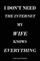 I Don't Need The Internet My Wife Knows Everything