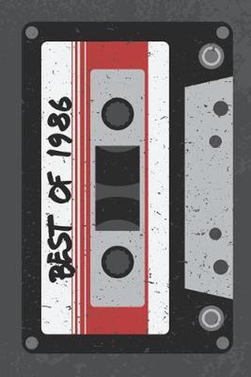 Best of 1986: A Retro Blank Lined Notebook For Fans Of The 1980s, Vintage Music Cassette Mix Tape - Culture Of Pop