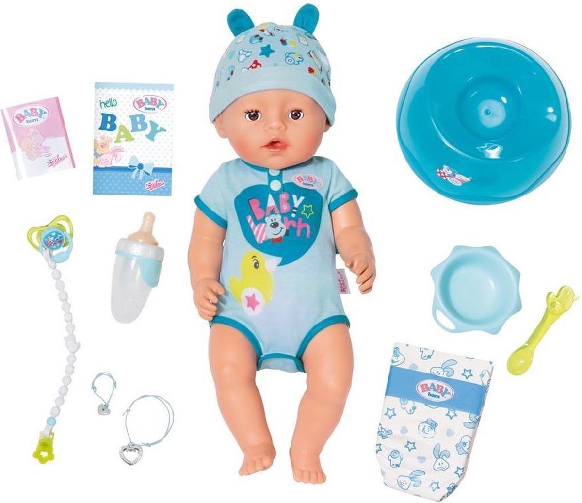 BABY born® Soft Touch Jongen - Interactieve babypop - 43cm