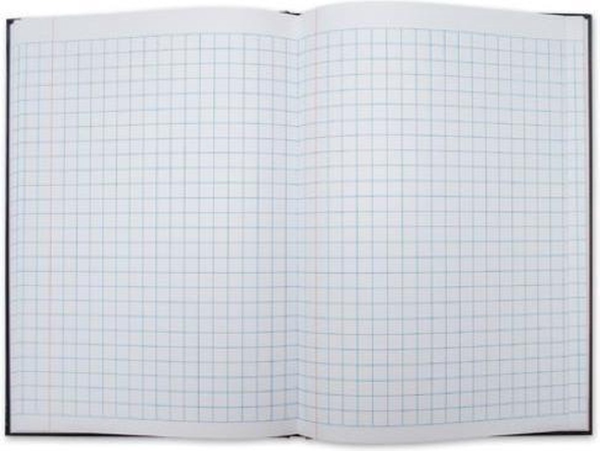 Verhaak Schrift - Ruit 10mm - A4 Formaat - Harde Kaft - SOHO - Zwart