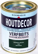 Hermadix Houtdecor Verfbeits Dekkend - 0,75 liter - 623 Donkergroen