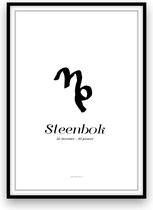 Steenbok - Poster - A3 formaat