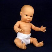 The Doll Factory Babypoppen Blank Meisje 34 cm