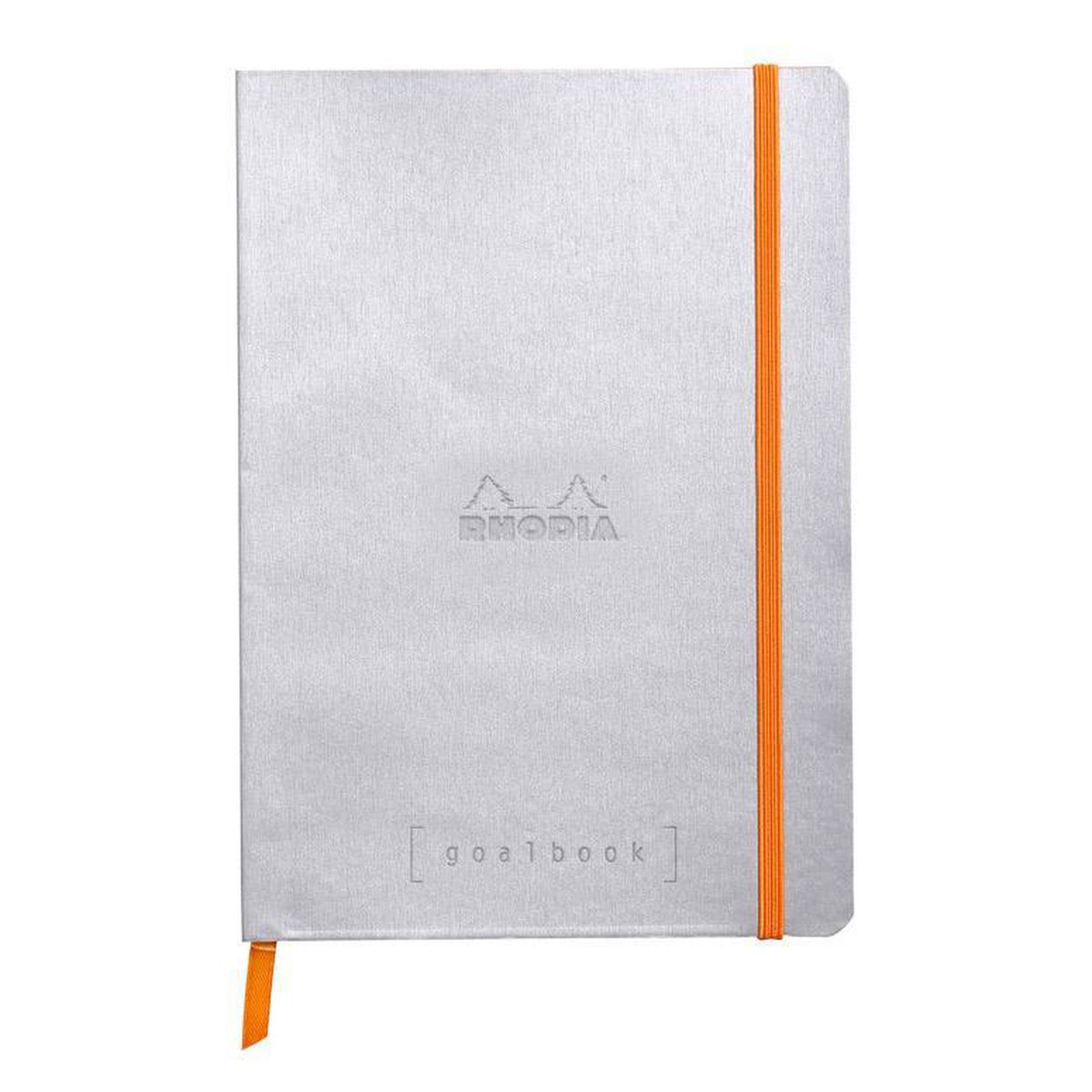 Rhodia Goalbook – Bullet Journal – A5 – 14,8x21cm – Softcover – Gestippeld – Dotted – Zilver [Wit Papier]