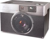 Balvi Opslagbox Camera 34 X 50 X 30 Cm Hout/metaal Zwart/grijs