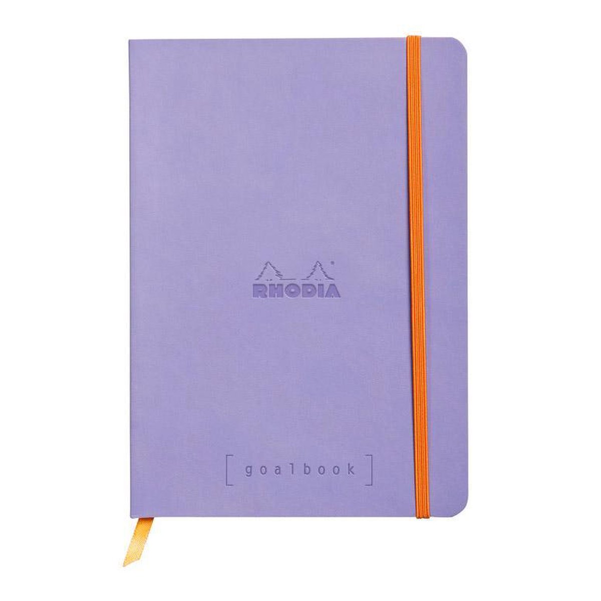 Rhodia Goalbook – Bullet Journal – A5 – 14,8x21cm – Gestippeld – Dotted – Donker Paars [Wit Papier]