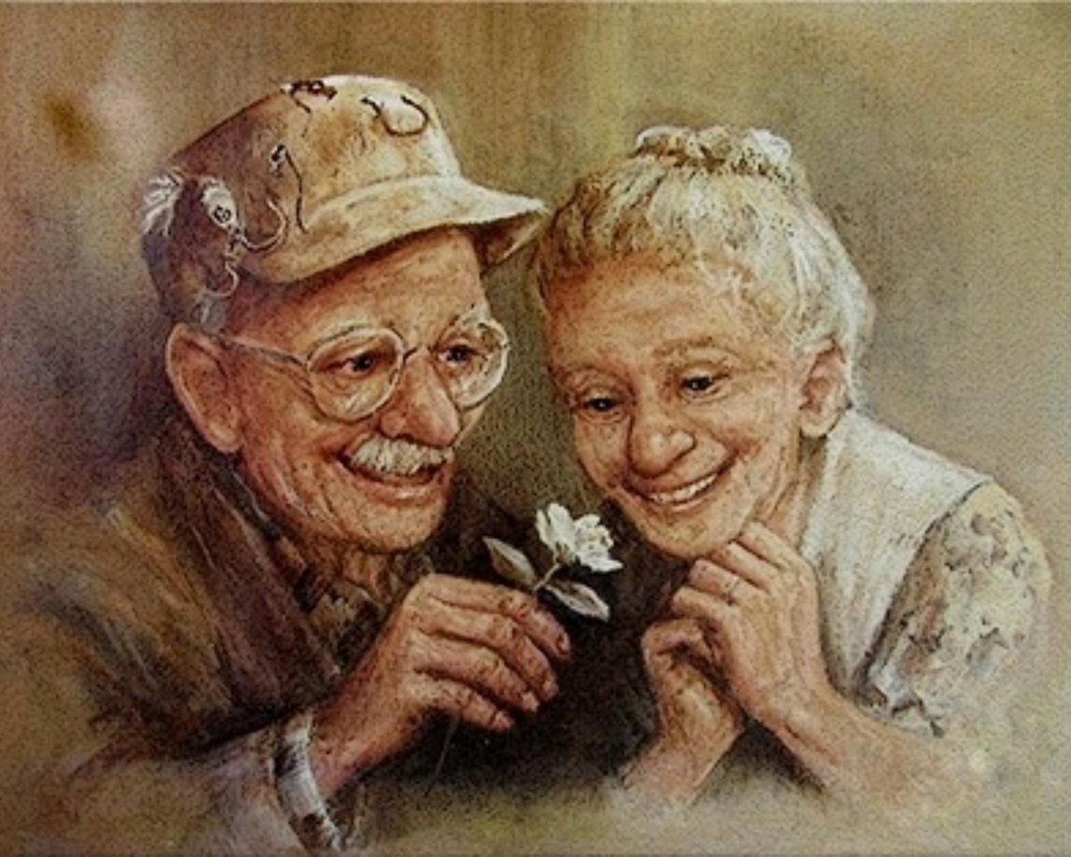 bol.com | Diamond Painting Opa en oma met een madeliefje 50x60cm ...