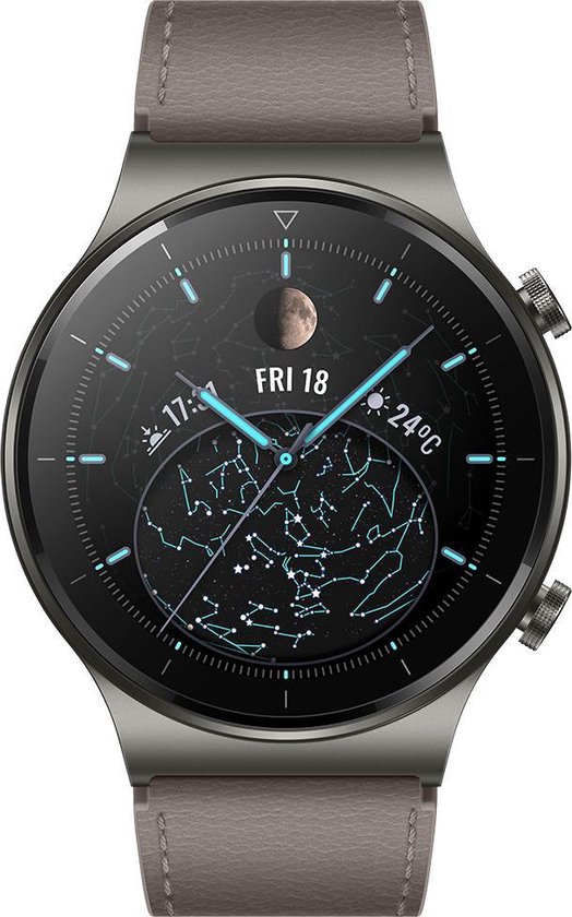 Huawei Watch GT 2 Pro - Smartwatch - Grijs/Bruin