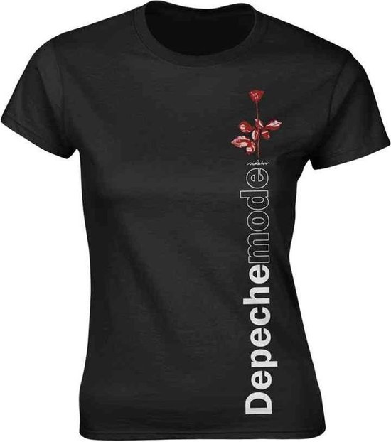 T-Shirt Donna Depeche Mode Bianca - 100% Cotone Regular Fit - Taglia M