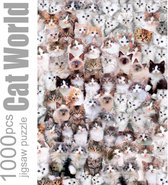 Puzzel 1000 Stukjes Volwassenen Legpuzzels Puzzle Jigsaw Puzzels - Speelgoed Hobby en Creatief Voor Volwassenen - 50*70 cm - Cat World 1000 stukjes