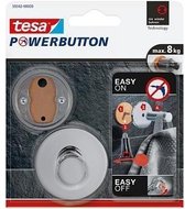 Tesa 59342 powerbutton premium haak - chroom