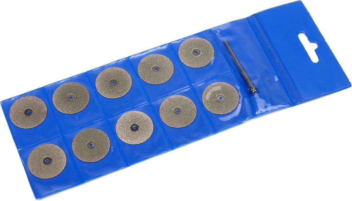 HBM 25 mm 12 Delige Diamant Doorslijpschijfset