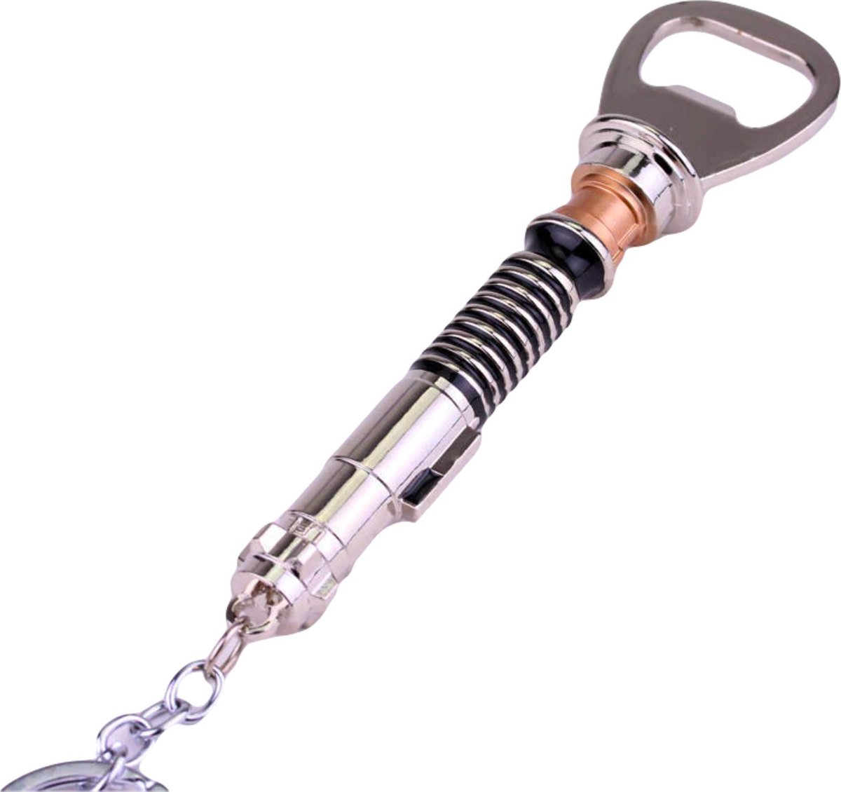 Lightsaber Flessen Opener Sleutelhanger - Flessenopener - Sleutelhanger - Lightsaber - Zilverkleurig