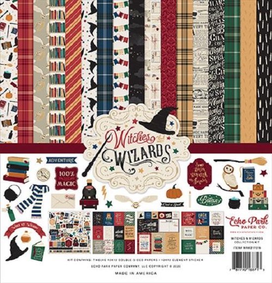 Kit de collecte Echo Park Witches & Wizards 12 x 12 pouces (WAW217016)