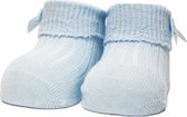 iN ControL NEWBORN socks BOW soft blue