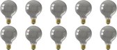 CALEX - LED Lamp 10 Pack - Globe - Filament G95 - E27 Fitting - Dimbaar - 4W - Warm Wit 2100K - Titanium - BES LED