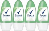 PROMO 4 stuks Rexona ALOE VERA fresh - deodorant - roller 50 ml