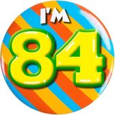 I'm 84 Button 84 Jaar 5,5cm