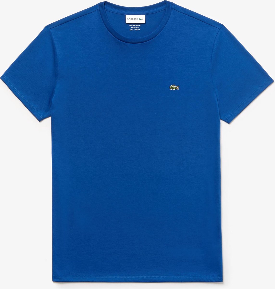 Lacoste Crew Neck Pima T-Shirt Heren Blauw
