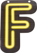Neon Letter F 24cm