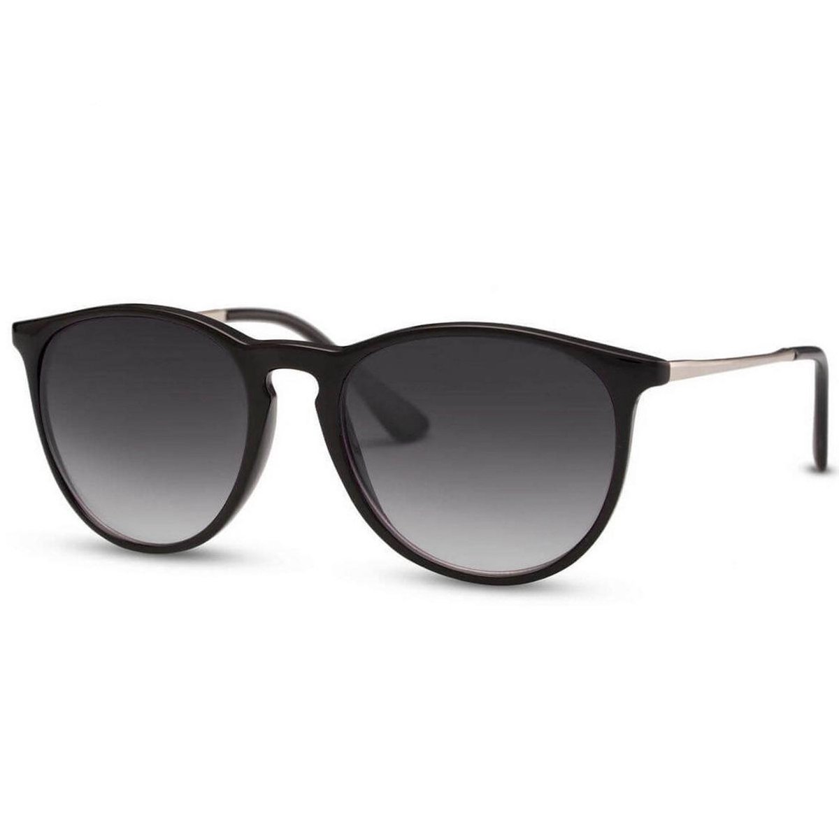 Bvlgari Ronde zonnebril zwart casual uitstraling Accessoires Zonnebrillen Ronde zonnebrillen