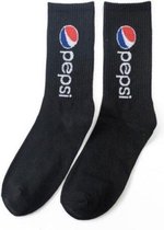 Fun sokken 'Pepsi ' Zwart (91006)