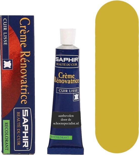 Saphir Renovatrice Tube Extra Dekkende Schoenpoets 53 Geel 53
