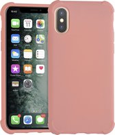 Roze hoesje iPhone Xs Max - Backcover - silicone