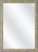 Spiegel met Lijst - Zilver Goud - 20 x 20 cm - Buitenmaat: 29 x 29 cm