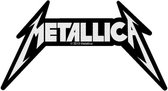 Metallica Patch Shaped Logo Zwart